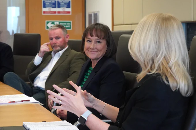 Welsh Secretary Jo Stevens visited companies involved in the Life Sciences sector in Wales