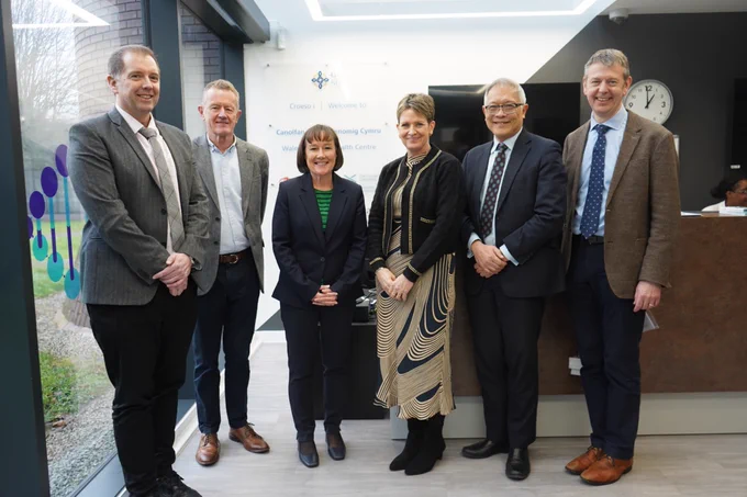 Welsh Secretary Jo Stevens visited companies involved in the Life Sciences sector in Wales