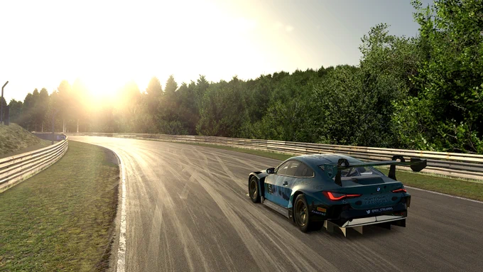 The NSC Racing BMW M4 GT3 rides off into the sunset after dominating the competition.