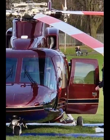 A 'royal' helicopter in West End Park Alloa
16 January 2025

https://x.com/ShootTheRunner/status/1879879323676721499