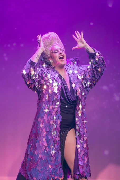 Dean Misdale in Drag Me to Broadway at Fringe World 2025 in Perth. Photo Credit: Trik Photography