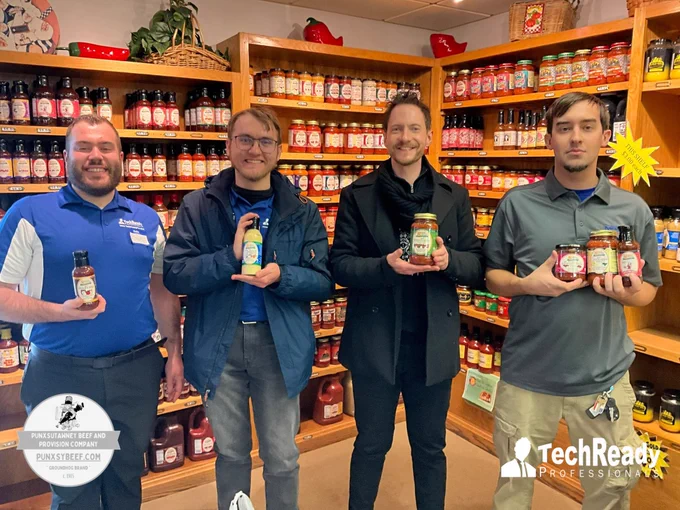 PHOTOS: 🎉 A huge THANK YOU to Jim Shuster and the team at Punxsutawney Beef for trusting TechReady Professionals to support the celebration of this iconic business revival! 🥩✨

#PunxsutawneyBeef #TechReady #SupportLocal #PunxsyStrong #SmallTownRevival #PunxsyBeefIsBack