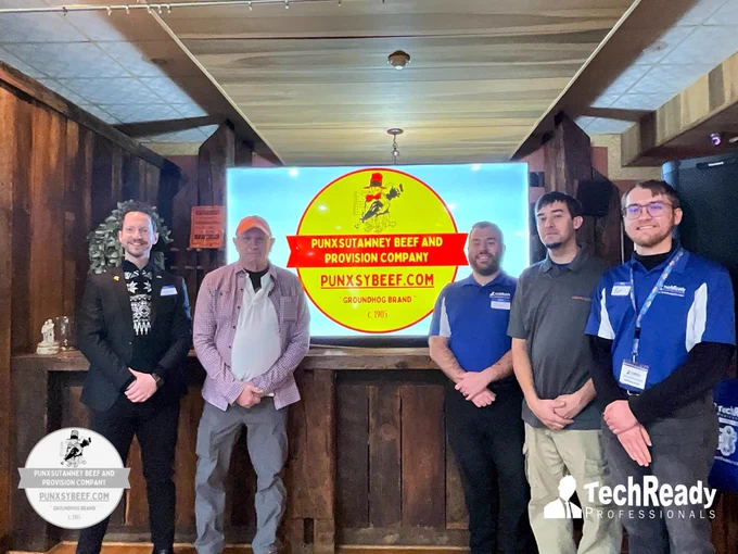 PHOTOS: 🎉 A huge THANK YOU to Jim Shuster and the team at Punxsutawney Beef for trusting TechReady Professionals to support the celebration of this iconic business revival! 🥩✨

#PunxsutawneyBeef #TechReady #SupportLocal #PunxsyStrong #SmallTownRevival #PunxsyBeefIsBack