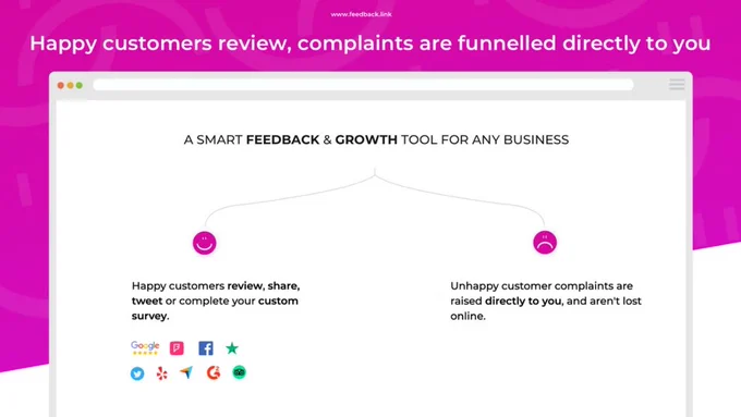 Get reviews & testimonials from happy customers, survey the rest. Display Social Proof on your site.
