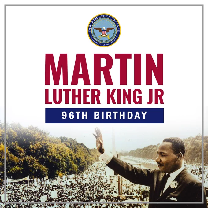 MLK Jr. Birthday graphic.