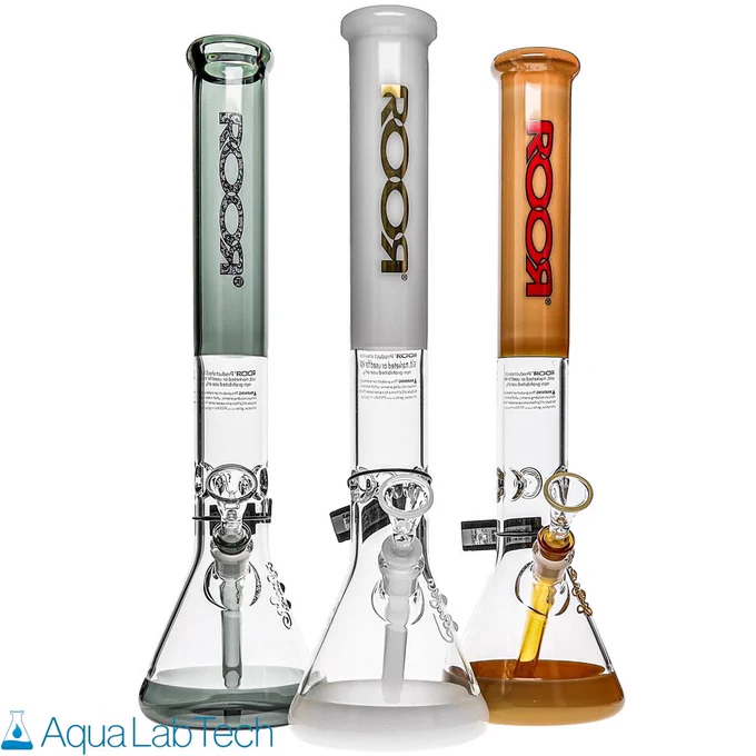 RooR Glass 18-inch Colored Beaker Tubes