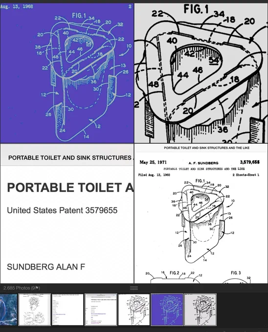 #AlanSundberg #art #design
.
1960s flashback: Here are some of my concept drawings from back then - and design projects at #PrattInstitute, NYC. I invented and registered a US patent dated August 13, 1968 for a series of portable structures (for children) used for sinks, toilets, and eventually even for furniture and sculpture projects (ref.: United States Patent Nr.3579655 awarded May 25,1971).
.
#Prattinstitute NYC (alumni artists 1960s)