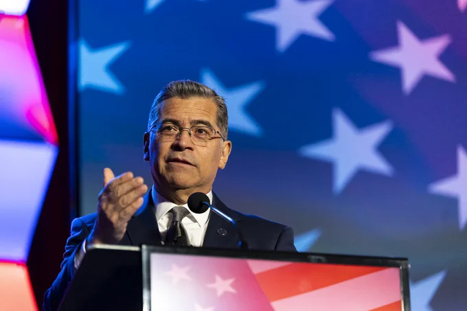 Secretary Becerra at event