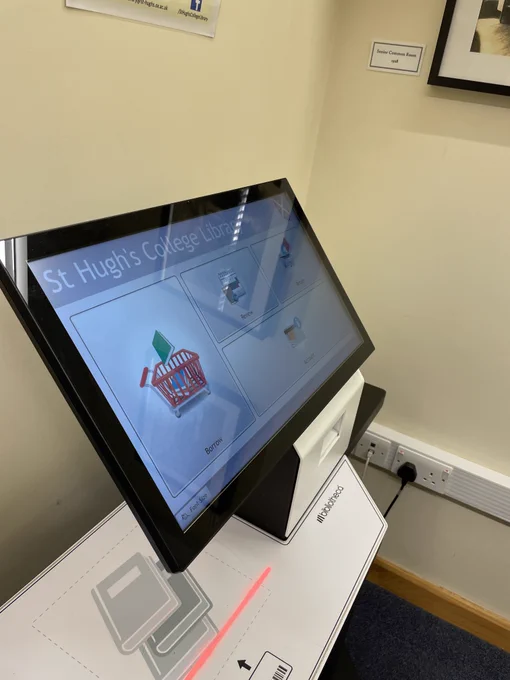 Self service machine in the lobby