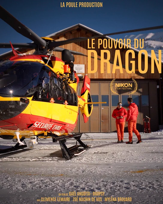 affiche du court-métrage "Le pouvoir dragon" par La Poule Production