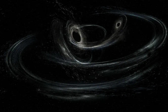 Picture of gravitational waves