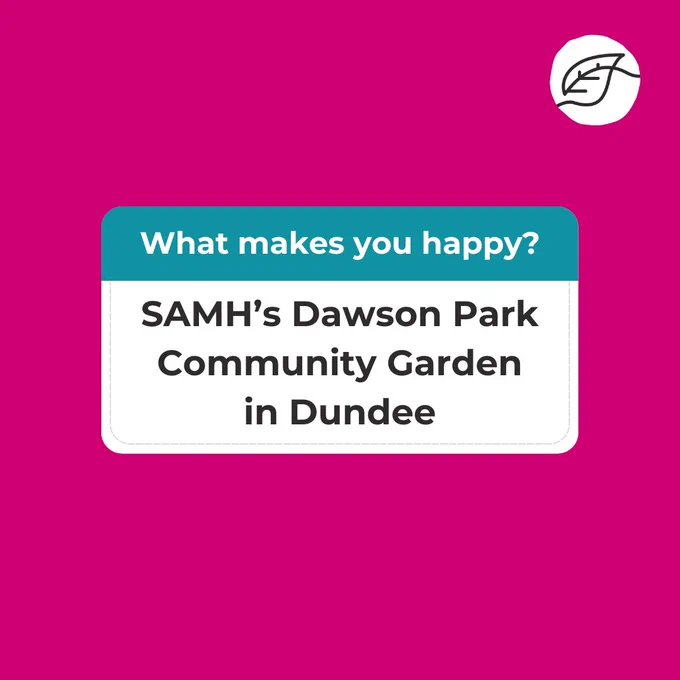 SAMH's Dawson Park Community Garden in Dundee