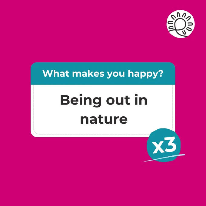 Being out in nature (submitted three times)