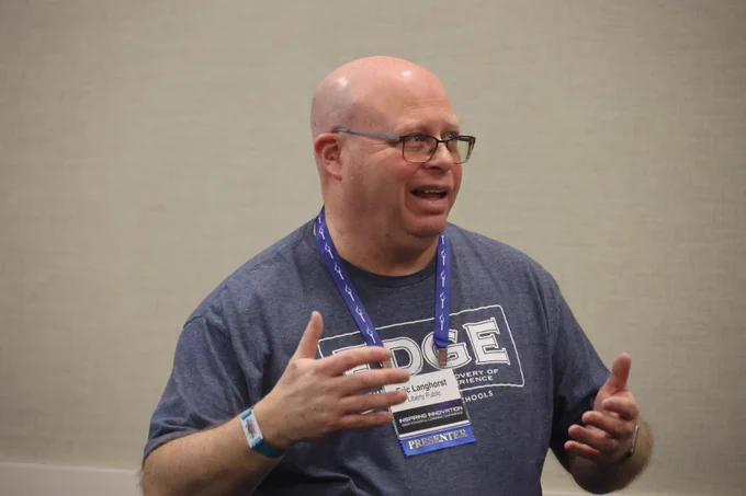 speaker at a conference
