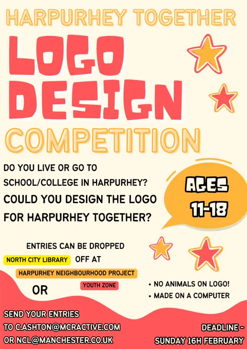 Poster for logo competition - details in body of post