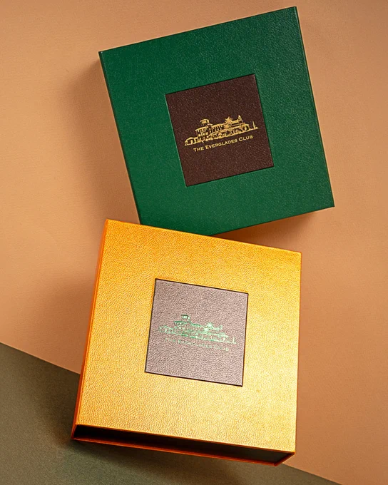 Special Paper Rigid Box with Foil Logo
