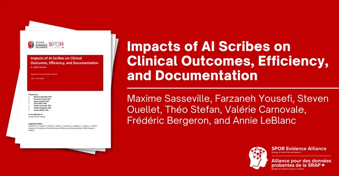 Image card for the project entitled, Impacts of AI Scribes on Clinical Outcomes, Efficiency, and Documentation. 