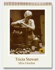 In February 1998 John Baker, Angela’s husband, was diagnosed with non Hodgkins Lymphoma. Sadly he died just five months later and, to raise funds in his memory, Tricia’s idea for the alternative WI calendar was born. 
