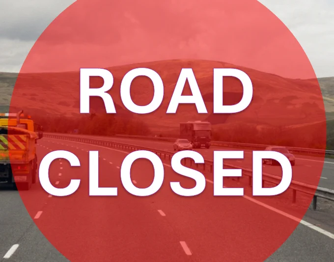 road closed tile