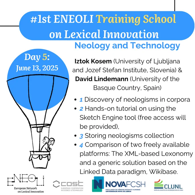 posters describing the programme of our 1st ENEOLI Training School