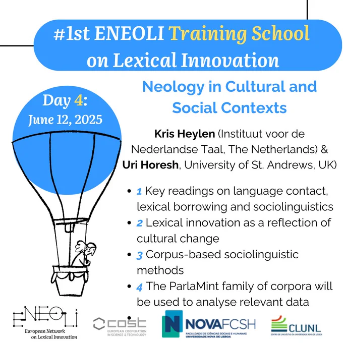 posters describing the programme of our 1st ENEOLI Training School