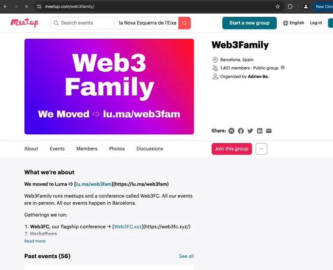 Web3Family meetup group
