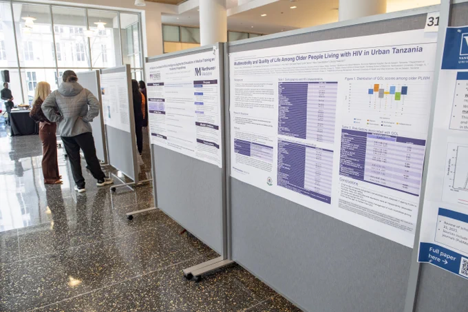 Poster presentation at the Havey Institute for Global Health annual Global Health Day