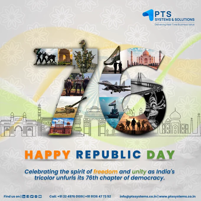 Celebrating 76th Indian Republic Day.