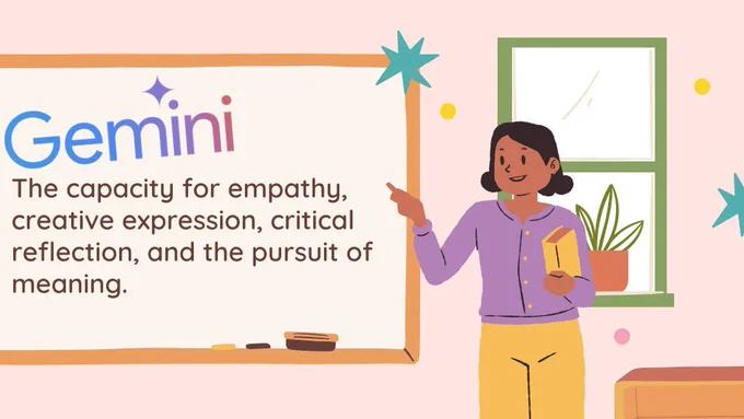 Gemini the capacity for empathy, creative expression, critical reflection, and the pursuit of meaning. 