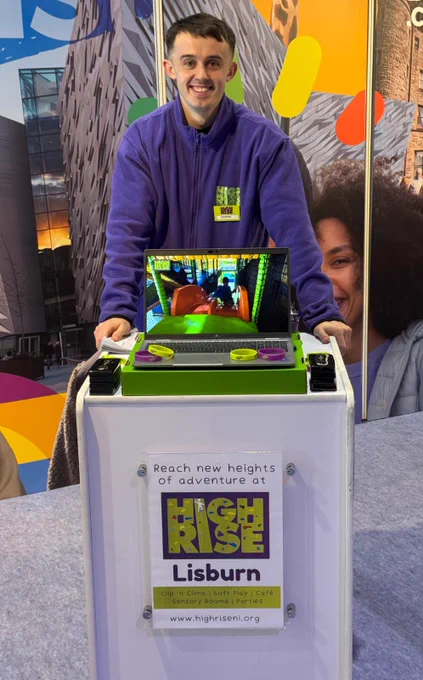 High Rise Stand at Holiday World Show Dublin