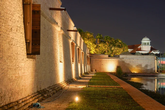 View of the wall