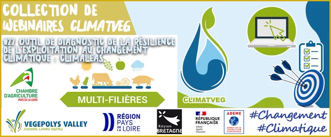 [Collection @CLIMATVEG ] #22 - Outil de diagnostic de la résilience de l’exploitation face au CC : ClimAléas