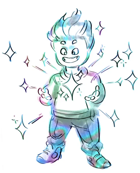 Drawing of fictional character from Infinibrix!