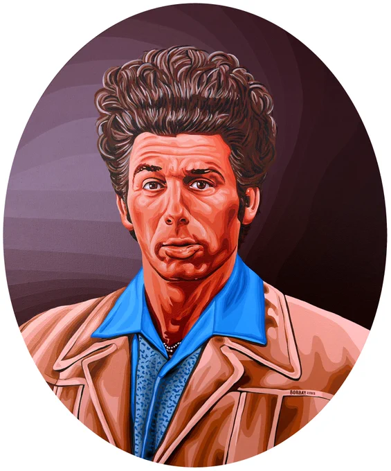 "The, The Kramer", 20"X24", Acrylic on Canvas, painted by Borbay