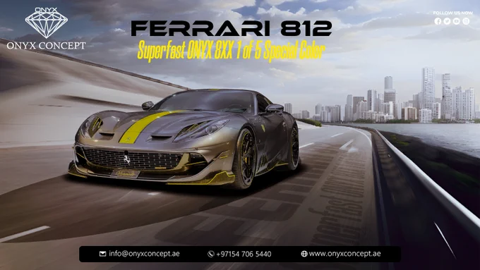 Ferrari 812 GTS 8XX Onyx Concept cars for sale