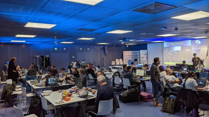 The game jam location