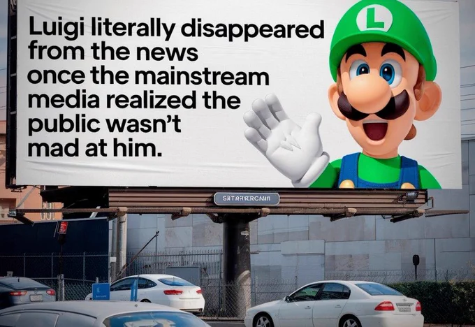 "l literally disappeared from the news once the mainstream media realized the public wasn't mad at him."