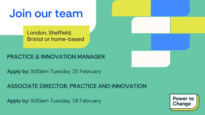 job advert for practice and innovation team roles