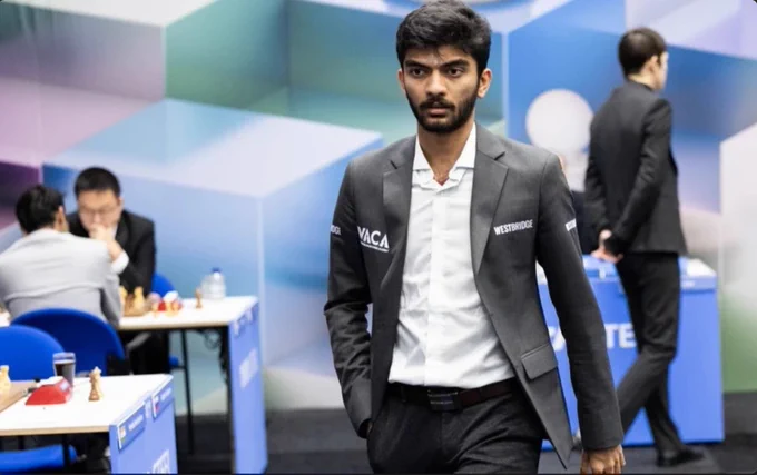 GM Gukesh D won his game against GM Leon Luke Mendonca to top the standings as GM Vladimir Fedoseev and GM Anish Giri won their games against GM Pentala Harikrishna and GM Praggnanandhaa R. Learn more: https://lichess.org/@/Lichess/blog/tata-steel-chess-2025-round-9-gukesh-tops-the-standings-as-fedoseev--giri-win/h2KSsMXw