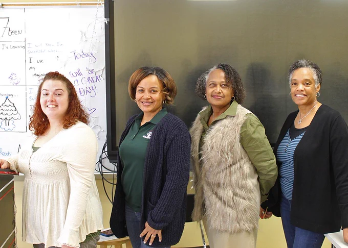 Photo from Rockdale County Helen Ruffin Reading Bowl January 25, 2025 at RCA, of students, teachers/staff, parents and audience.