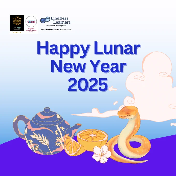 Happy Lunar New Year!

It is important to acknowledge that for some communities, Lunar New Year is celebrated at a different time of year, but we must also recognise that the traditional reference to Chinese New Year does not recognise all of the East and South East Asian (ESEA) communities who celebrate this auspicious day.

Each year, traditions are followed to have a ‘clean’ start to the new year; to avoid bringing any bad luck or misfortune into the new year. For many, this also includes checking to see whether your zodiac is likely to clash with Tai Sui (太歲 or 太岁), the Grand Duke Jupiter or Grand Commander of the Year, who governs your fortune for the coming year.

Read more here: https://sema.scot/lunar-new-year-2025-year-of-the-snake/

#lunarnewyear #lunarnewyear #yearofsnake
