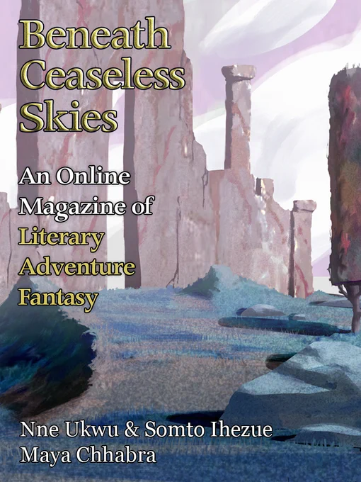 BCS #425 cover art by Erin Costello, featuring a ruined castle wall against a pink and white sky