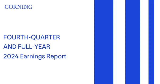 Graphic with the text: Fourth-quarter and full-year 2024 Earnings Report 