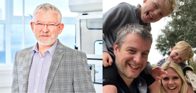 Steve Clifford (left), John Rainsbury (right)