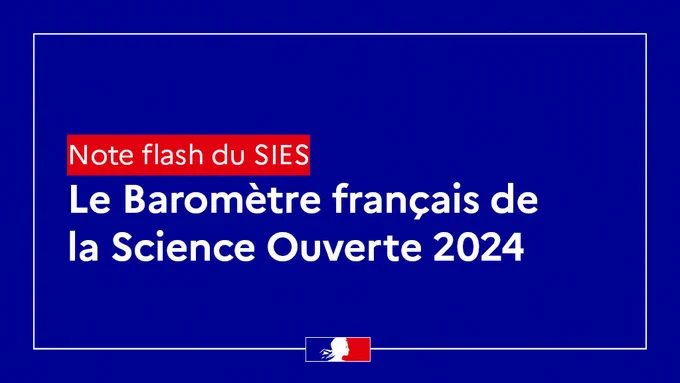 Le Baromètre français de la Science Ouverte 2024