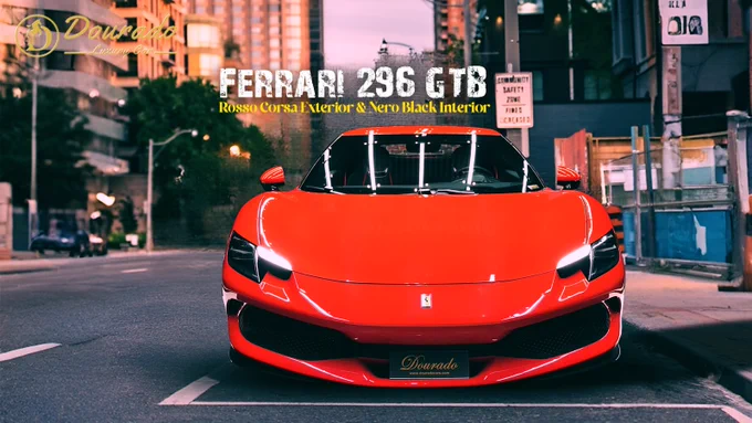 Ferrari 296 GTB with Rosso Corsa Exterior & Nero Black Interior for Sale in Dubai