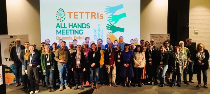 The TETTRIs partners at the 2nd All Hands Meeting in Brussels - group photo