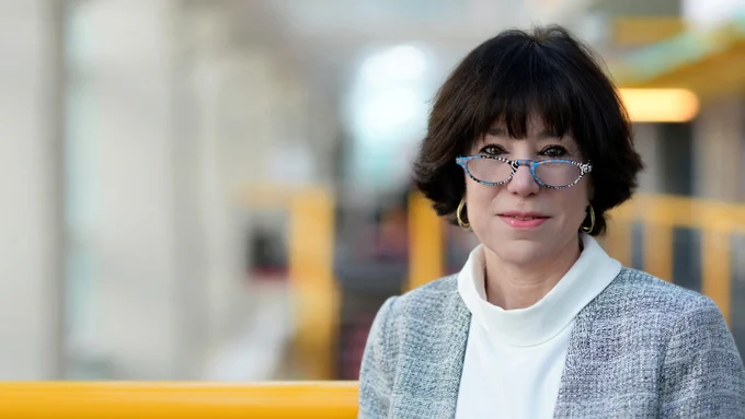 In the photo is Research Professor Maura Grossman in Waterloo's Davis Centre.