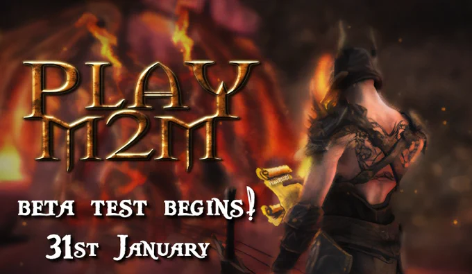 Greetings, Brave Adventurers!

The moment you've been waiting for is almost here! Our Closed Beta test is ready to begin, marking a crucial milestone in PlayM2M's development journey.

📅 IMPORTANT TIMINGS:

Launcher Download Available: January 31st at 4:00 PM CET
Server Launch: January 31st at 6:00 PM CET

🔒 REGISTRATION STATUS:

The registration period for Closed Beta access is now officially CLOSED. We are no longer accepting new applications. Selected participants have been notified.

⚔️ FOR BETA TESTERS:

Mark your calendars for the download time
Ensure your system meets the minimum requirements
Join our Discord community for immediate support and updates
Prepare for an epic adventure!

We're thrilled to begin this journey with our dedicated community. Your feedback and participation will be crucial in shaping the future of PlayM2M.