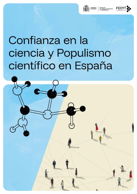 Portada del informe "Confianza en la ciencia y Populismo científico en España"